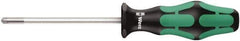 Wera - 3-1/8" Blade Length Tri-Point Screwdriver - 7" OAL - Apex Tool & Supply