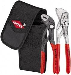 Knipex - 2 Piece Pipe Wrench & Water Pump Plier Set - Comes in Belt Pack - Apex Tool & Supply