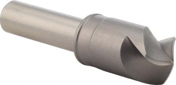 M.A. Ford - 3/4" Head Diam, 1/2" Shank Diam, 3 Flute 120° High Speed Steel Countersink - Apex Tool & Supply