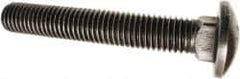 Value Collection - 3/8-16 UNC 3/4" Length Under Head, Standard Square Neck, Carriage Bolt - Grade 8 Alloy Steel, Zinc Trivalent Chromate Finish - Apex Tool & Supply