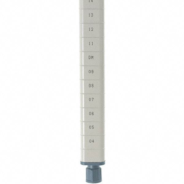 Metro - 33" High, Open Shelving Post - Steel with Epoxy Coating, Use with Metro Max Q Shelves - Apex Tool & Supply