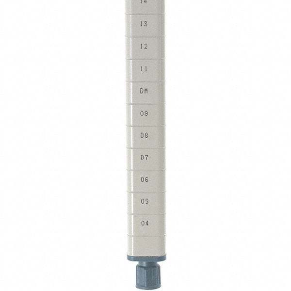 Metro - 86" High, Open Shelving Post - Steel with Epoxy Coating, Use with Metro Max Q Shelves - Apex Tool & Supply