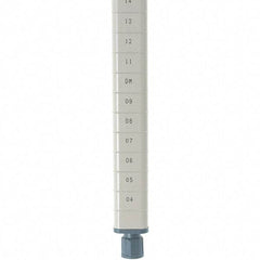 Metro - 86" High, Open Shelving Post - Steel with Epoxy Coating, Use with Metro Max Q Shelves - Apex Tool & Supply