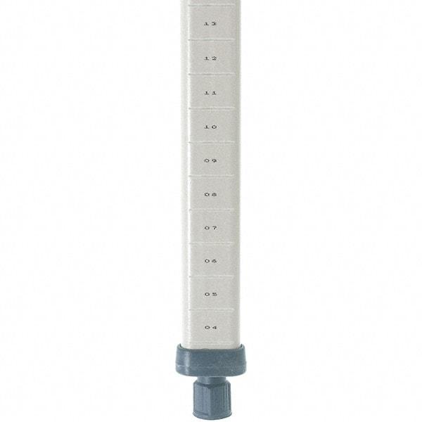 Metro - 13" High, Open Shelving Post - Polymer, Use with Metro Max I Shelving - Apex Tool & Supply