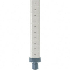 Metro - 13" High, Open Shelving Post - Polymer, Use with Metro Max I Shelving - Apex Tool & Supply
