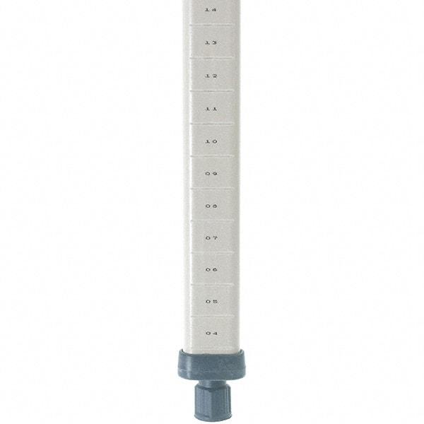 Metro - 33" High, Open Shelving Post - Polymer, Use with Metro Max I Shelving - Apex Tool & Supply