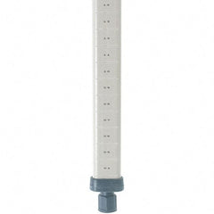 Metro - 33" High, Open Shelving Post - Polymer, Use with Metro Max I Shelving - Apex Tool & Supply