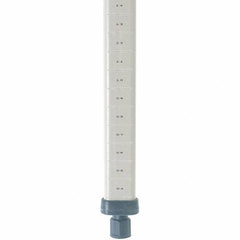 Metro - 63" High, Open Shelving Post - Polymer, Use with Metro Max I Shelving - Apex Tool & Supply