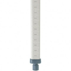 Metro - 74" High, Open Shelving Post - Polymer, Use with Metro Max I Shelving - Apex Tool & Supply