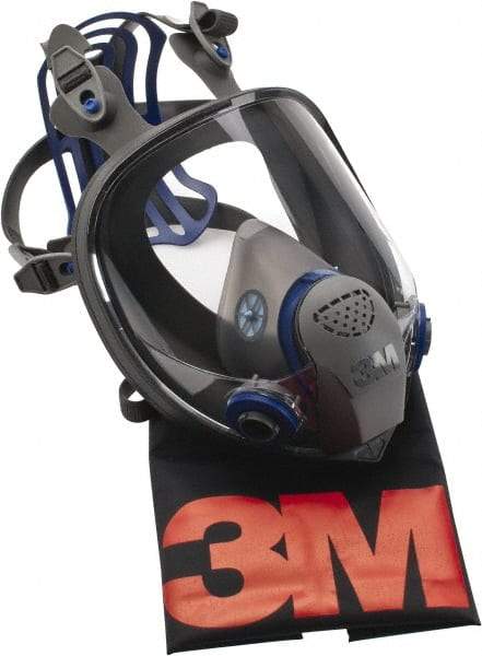 3M - Series FF-400, Size S Full Face Respirator - 6-Point Suspension, Bayonet Connection - Apex Tool & Supply