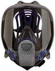 3M - Series FF-400, Size L Full Face Respirator - 6-Point Suspension, Bayonet Connection - Apex Tool & Supply