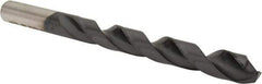 Hertel - 25/64" 135° High Speed Steel Jobber Drill - TiAlN Finish, Right Hand Cut, Spiral Flute, Straight Shank, 5-1/8" OAL, Split Point - Apex Tool & Supply