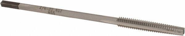 Hertel - 1/2" 135° High Speed Steel Jobber Drill - TiAlN Finish, Right Hand Cut, Spiral Flute, Straight Shank, 6" OAL, Split Point - Apex Tool & Supply