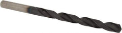 Hertel - 21/64" 135° High Speed Steel Jobber Drill - TiCN Finish, Right Hand Cut, Spiral Flute, Straight Shank, 4-5/8" OAL, Split Point - Apex Tool & Supply