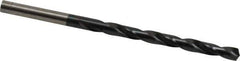 Hertel - #10 135° High Speed Steel Jobber Drill - TiAlN Finish, Right Hand Cut, Spiral Flute, Straight Shank, 3-5/8" OAL, Split Point - Apex Tool & Supply