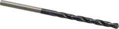 Hertel - #30 135° High Speed Steel Jobber Drill - TiAlN Finish, Right Hand Cut, Spiral Flute, Straight Shank, 2-3/4" OAL, Split Point - Apex Tool & Supply