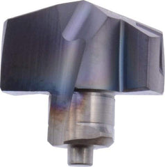 Iscar - Series ICM, 15.39mm Diam Grade IC908 140° Replaceable Drill Tip - Carbide, TiAlN Finish, 15 Seat Size - Apex Tool & Supply