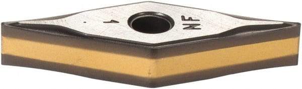 Iscar - VNMG331 NF Grade IC8250 Carbide Turning Insert - TiCN/Al2O3/TiN Finish, 35° Diamond, 3/8" Inscr Circle, 3/16" Thick, 1/64" Corner Radius - Apex Tool & Supply