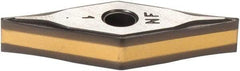 Iscar - VNMG331 NF Grade IC8250 Carbide Turning Insert - TiCN/Al2O3/TiN Finish, 35° Diamond, 3/8" Inscr Circle, 3/16" Thick, 1/64" Corner Radius - Apex Tool & Supply
