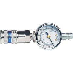 Dynabrade - Grinder Repair Airline Test Gauge - Use with Dynabrade Air Power Tools - Apex Tool & Supply