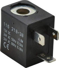 ARO/Ingersoll-Rand - 12 DC Volt, Din Connection Coil Lead Length, Class F, Solenoid Coil - 4.8 Watt, NEMA 4 Enclosure, Use with ARO Solenoid Valve - Apex Tool & Supply