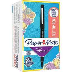 Paper Mate - Pens & Pencils Type: Porous Point Pen Color: Black - Apex Tool & Supply