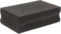 Brite Star - 120 Grit, Diamond Hand Pad - Black, 2-1/4" Wide x 3-3/4" Long, Coated - Apex Tool & Supply