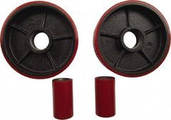 Value Collection - 4,400 Lb Capacity, 6-1/2" Lift Replacement Wheel Kit for Low Profile Pallet Jack - 2" Min Lift Height, 48" Fork Length x 27" Fork Width, 27" Overall Width - Apex Tool & Supply