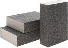 Brite Star - 2-3/4" Wide x 12" Long, Hard Grade Sanding Sponge - 60 & 100 Grit, 1" Thick - Apex Tool & Supply