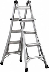 Louisville - 20 Steps, 22' High, Type IA Rating, Aluminum Multi-Use Ladder - Apex Tool & Supply