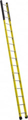 Louisville - 14' High, Type IAA Rating, Fiberglass Ladder - Apex Tool & Supply