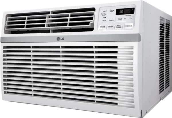 LG Electronics - 24,000/24,500 BTU, 208/230 Volt Window Air Conditioner - 10.9/11.8 Amp Rating, 26" Wide x 28-1/8" Deep x 17" High - Apex Tool & Supply