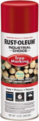 Rust-Oleum - 12 fl oz Red Marking Paint - 300' Coverage, Modified Alkyd Formula, >500 gL VOC - Apex Tool & Supply