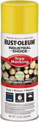 Rust-Oleum - 12 fl oz Yellow Marking Paint - 300' Coverage, Modified Alkyd Formula, >500 gL VOC - Apex Tool & Supply