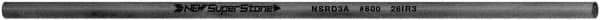 Value Collection - Round Ceramic Finishing Stick - 50mm Long x 3.175mm Wide, 600 Grit - Apex Tool & Supply