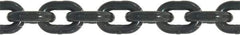 Value Collection - 3/4" Welded Alloy Chain - 28,300 Lb Capacity, Grade 80, 100' Long, Black Finish - Apex Tool & Supply
