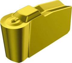 Sandvik Coromant - 60N151.2-4P Grade 235, Carbide Grooving Insert - 3.6mm Max Depth of Cut, Neutral, 4mm Corner Radius, TiCN/TiN Finish - Apex Tool & Supply