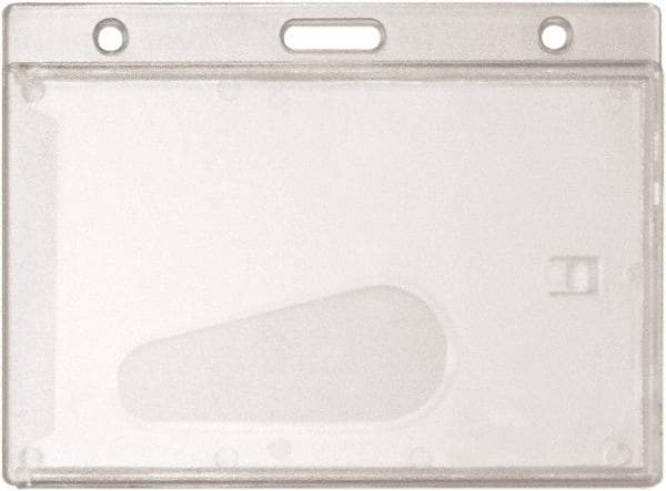 ADVANTUS - Cord Mounted Badge Holder - Clear - Apex Tool & Supply