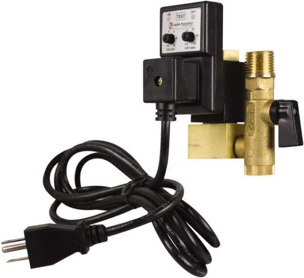 PRO-SOURCE - 1/4" Inlet, Electronic Condensate Drain Valve - 1/4" NPT Outlet, 1.5 to 725 psi - Apex Tool & Supply