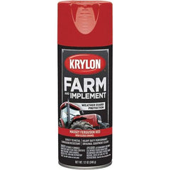 Krylon - Red (Massey Ferguson), 12 oz Net Fill, Gloss, Farm & Equipment Spray Paint - 12 oz Container, Use on Equipment - Apex Tool & Supply