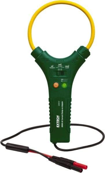 Extech - CA3010, CAT IV, Analog True RMS Clamp Meter with 10" Flex Jaws - 3000 AC Amps, Measures Current - Apex Tool & Supply