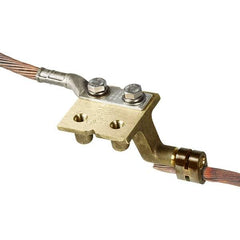 Panduit - 2 AWG Compatible Grounding Clamp - Copper Alloy, 5.8071" OAL, IEEE STD 837-2002 - Apex Tool & Supply