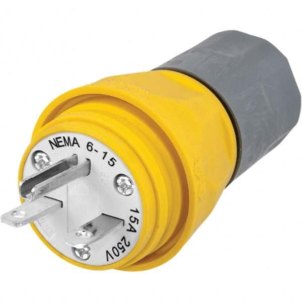 Hubbell Wiring Device-Kellems - Straight Blade Plugs & Connectors Connector Type: Plug Grade: Industrial - Apex Tool & Supply