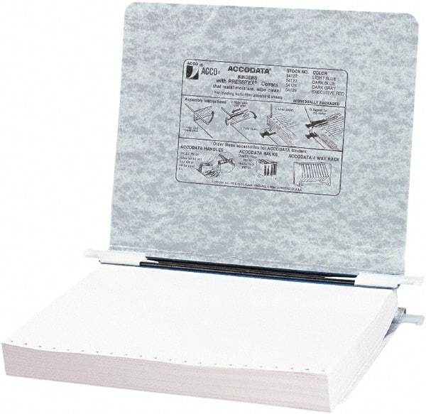 ACCO - 6", Letter Size, Dark Gray, Hanging Data Binders - Apex Tool & Supply