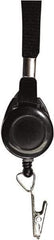 ADVANTUS - Lanyards Material: Polyester Color: Black - Apex Tool & Supply