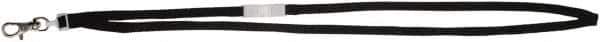 ADVANTUS - Lanyards Material: Nylon Color: Black - Apex Tool & Supply
