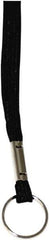 ADVANTUS - Lanyards Material: Cotton/Nylon Color: Black - Apex Tool & Supply