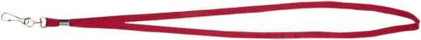 ADVANTUS - Lanyards Material: Cotton/Nylon Color: Red - Apex Tool & Supply