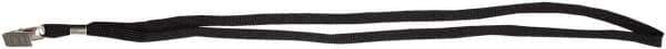 ADVANTUS - Lanyards Material: Nylon Color: Black - Apex Tool & Supply
