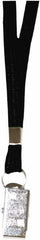 ADVANTUS - Lanyards Material: Cotton/Nylon Color: Black - Apex Tool & Supply